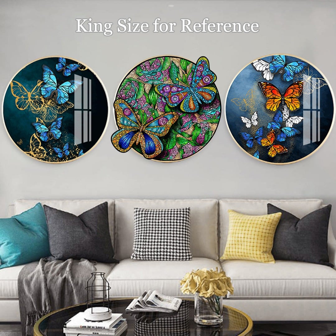 Wooden Jigsaw Puzzle-BEAUTIFUL BUTTERFLY - Image 10