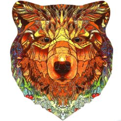 Wooden Jigsaw Puzzle-BOLD BEAR