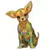 Wooden Jigsaw Puzzle-CHIHUAHUA