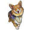 Wooden Jigsaw Puzzle-CLEVER CORGI