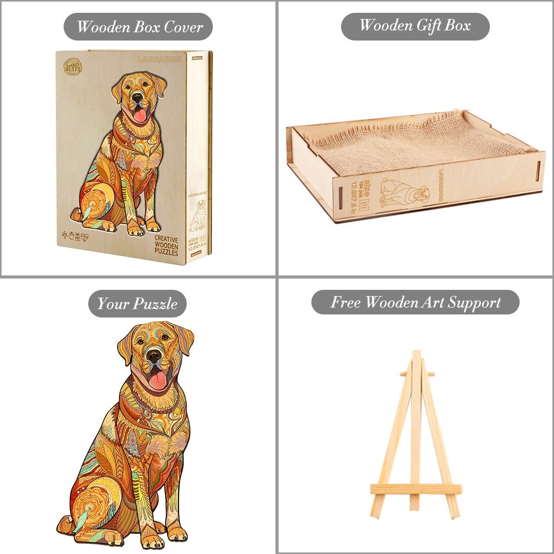 Wooden Jigsaw Puzzle-LABRADOR - Image 5