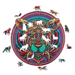 Alternative view of Wooden Jigsaw Puzzle-SACRED TIGER