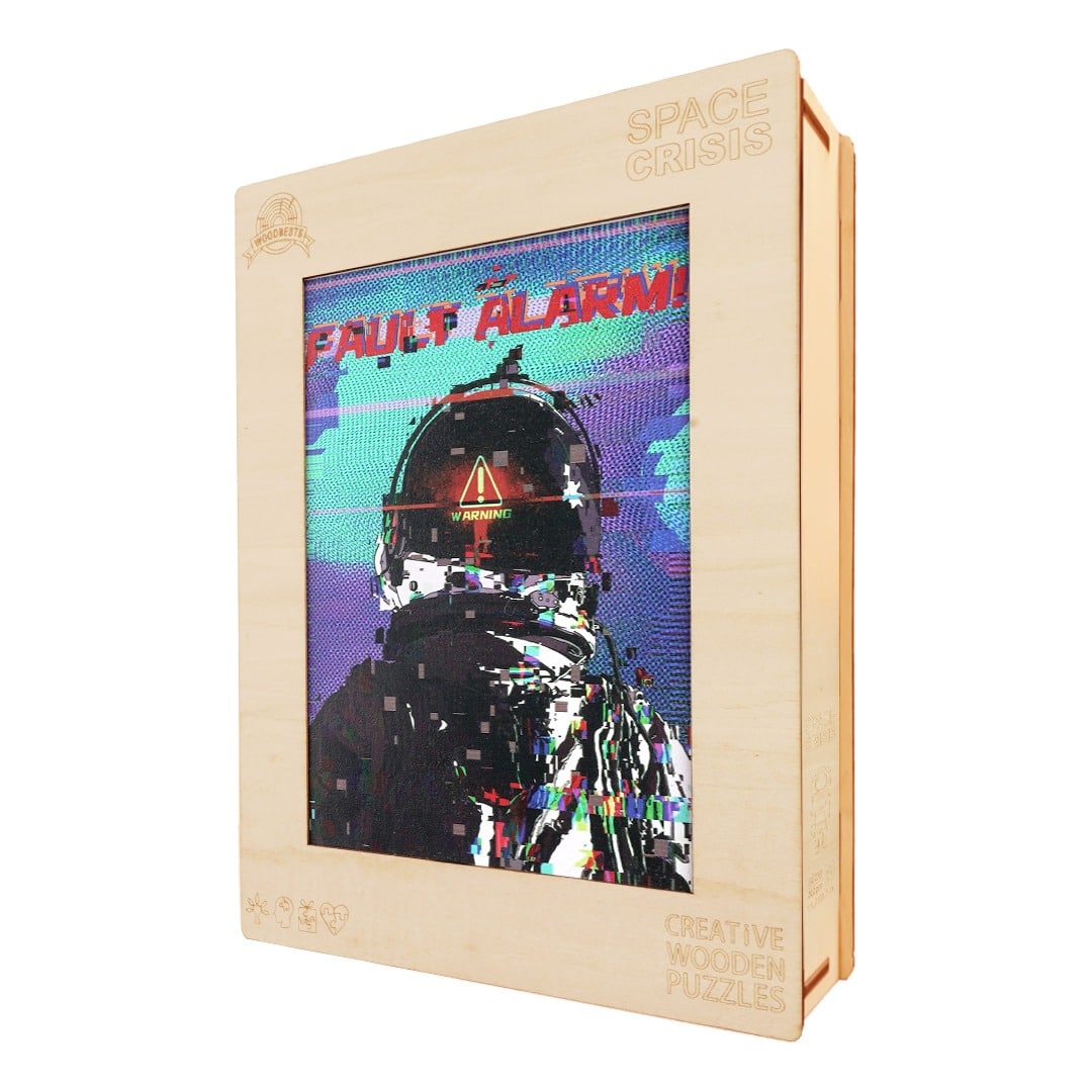 Wooden Jigsaw Puzzle-SPACE CRISIS - Image 6