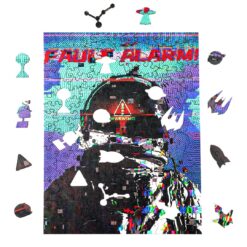 Alternative view of Wooden Jigsaw Puzzle-SPACE CRISIS