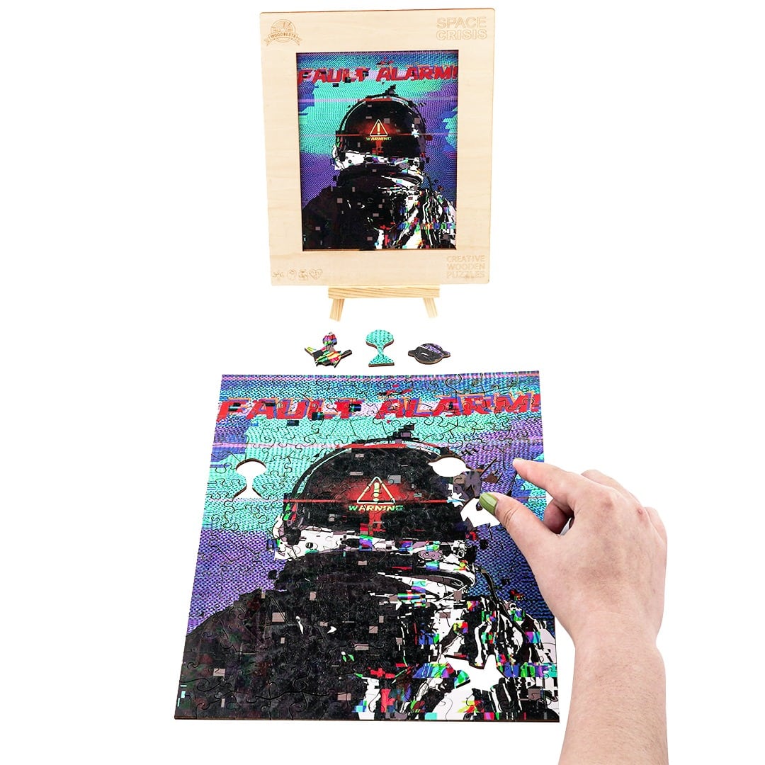 Wooden Jigsaw Puzzle-SPACE CRISIS - Image 7