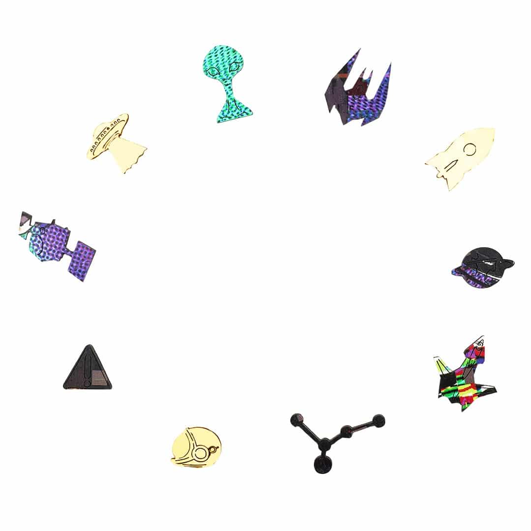 Wooden Jigsaw Puzzle-SPACE CRISIS - Image 3