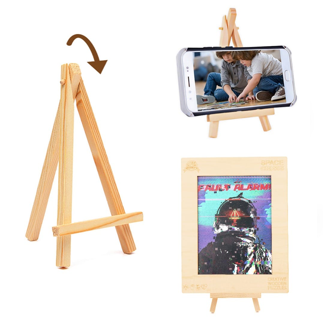 Wooden Jigsaw Puzzle-SPACE CRISIS - Image 8