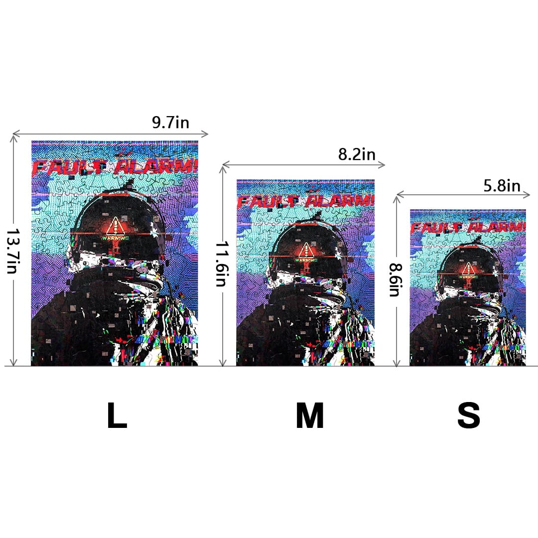 Wooden Jigsaw Puzzle-SPACE CRISIS - Image 4