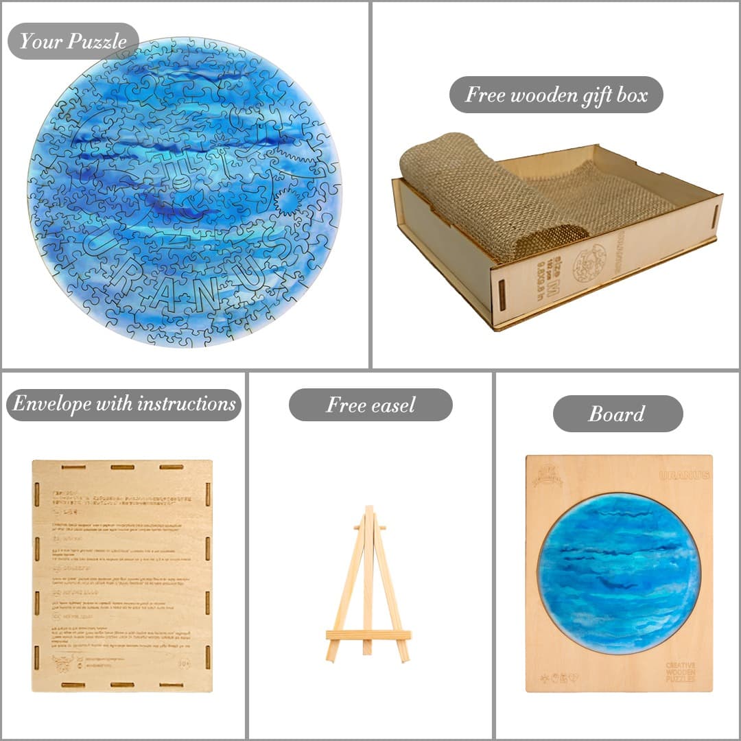 Wooden Jigsaw Puzzle-URANUS - Image 6