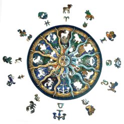 Alternative view of Wooden Jigsaw Puzzle-ZODIAC HOROSCOPE