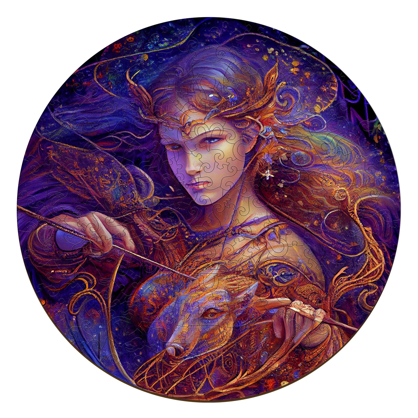 Zodiac Wooden Jigsaw Puzzle-Sagittarius