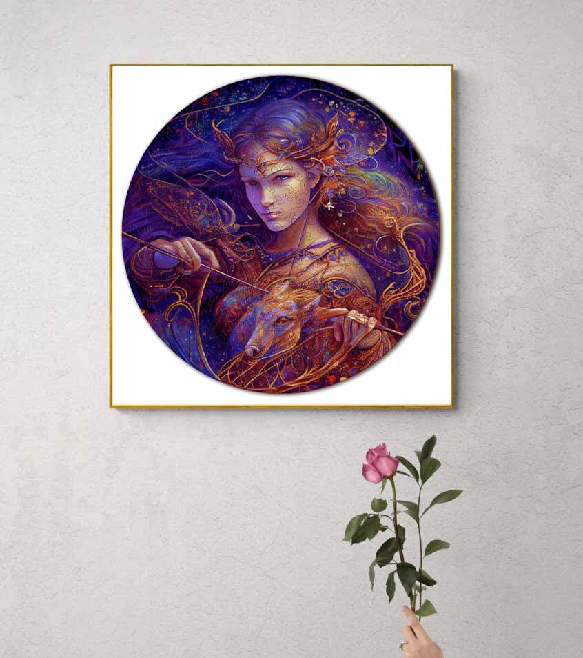 Zodiac Wooden Jigsaw Puzzle-Sagittarius - Image 6