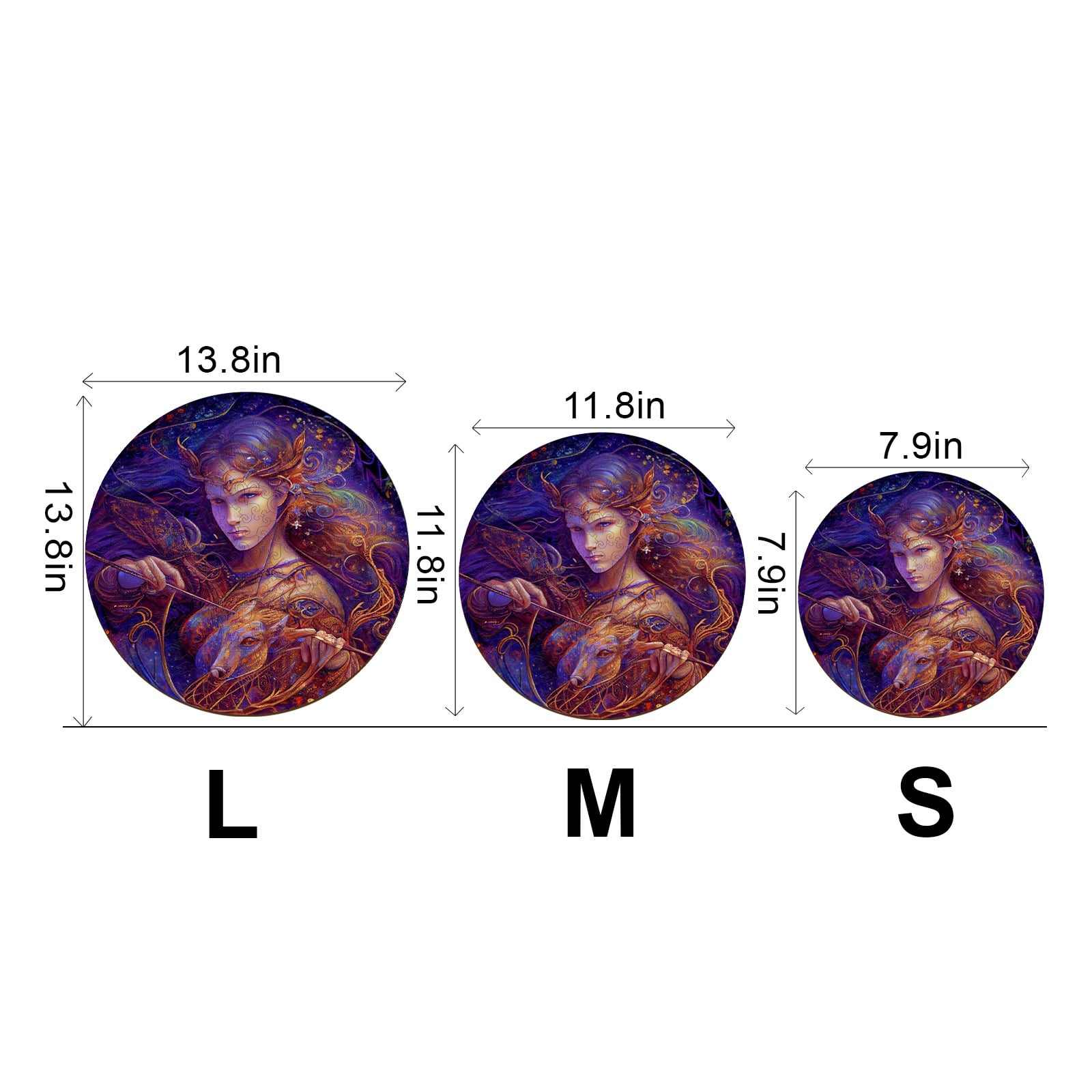 Zodiac Wooden Jigsaw Puzzle-Sagittarius - Image 7