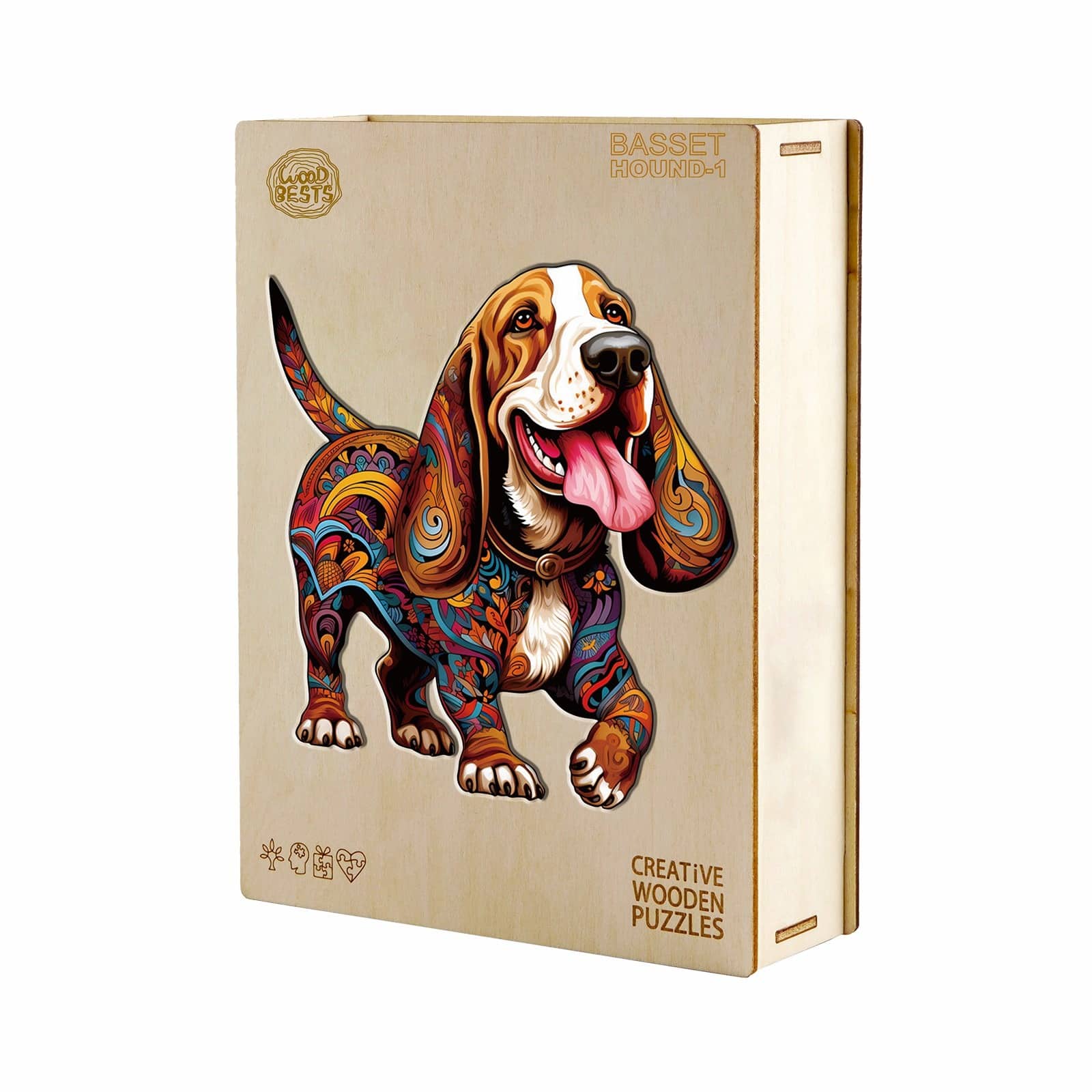 Wooden Jigsaw Puzzle- basset hound 1 - Image 7