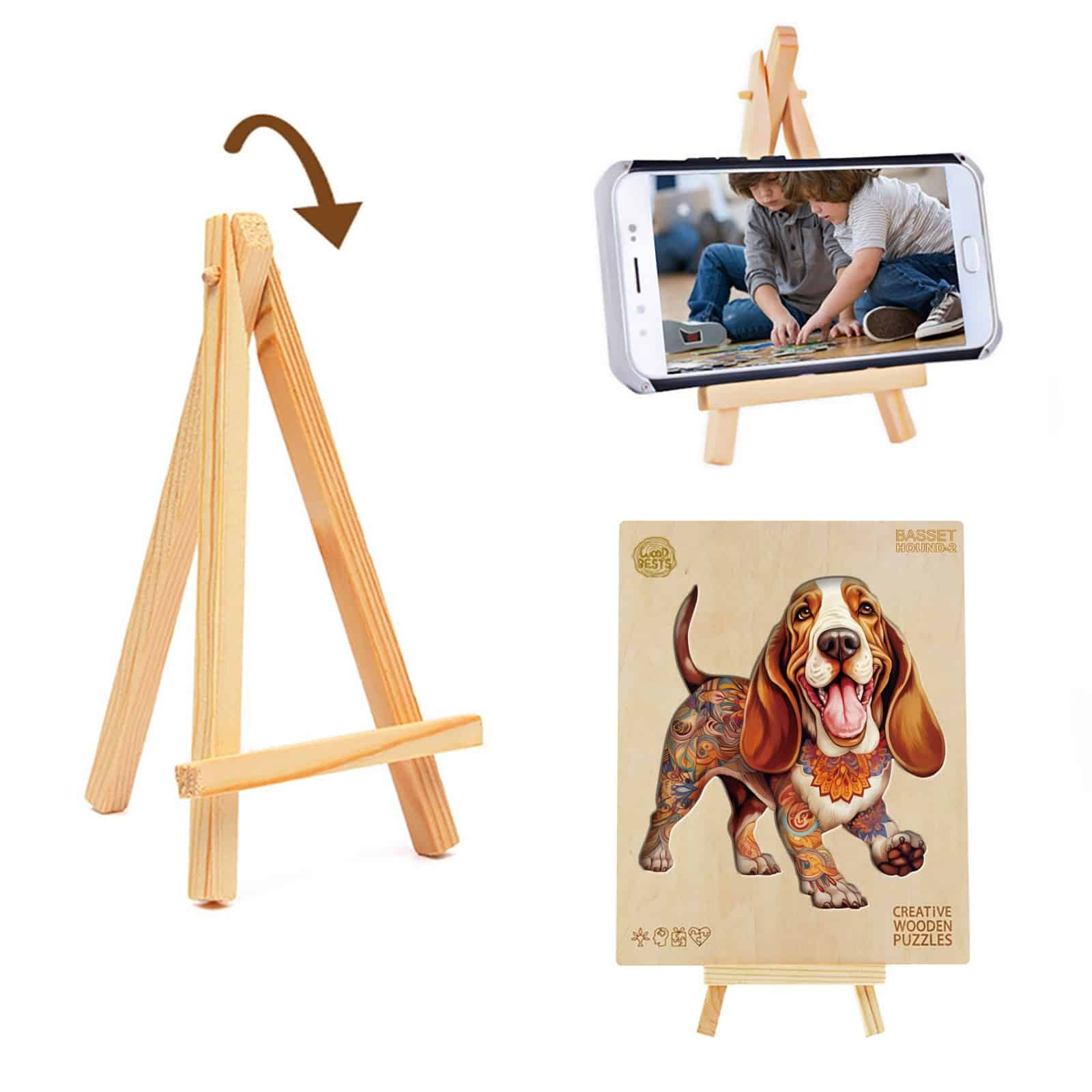 Wooden Jigsaw Puzzle- basset hound 2 - Image 6