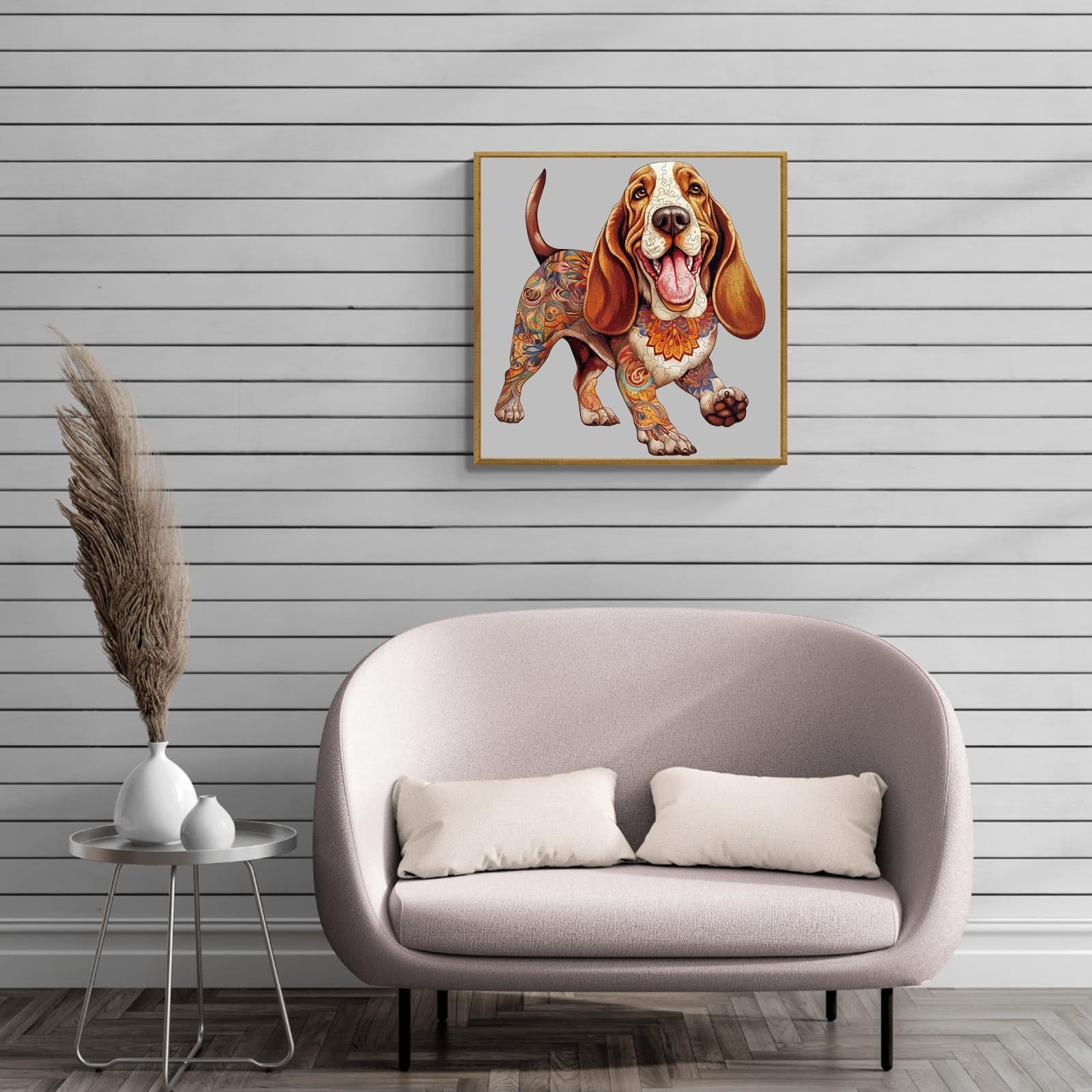Wooden Jigsaw Puzzle- basset hound 2 - Image 8