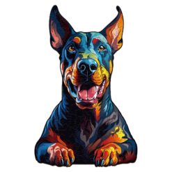 Wooden Jigsaw Puzzle-Doberman Pinscher