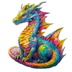 Wooden Jigsaw Puzzle-Dragon