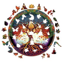 Alternative view of Wooden Jigsaw Puzzle-Tree of Life 6