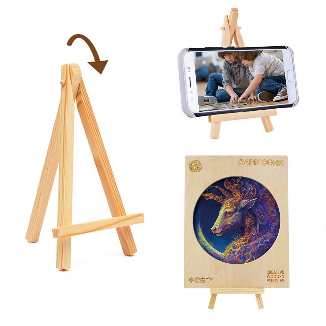 Zodiac Wooden Jigsaw Puzzle-Capricorn - Image 5