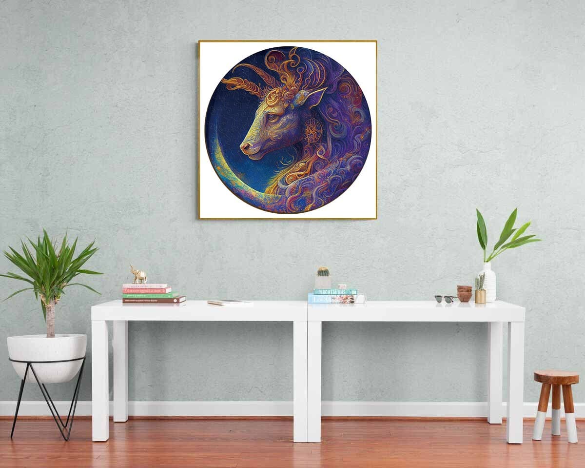 Zodiac Wooden Jigsaw Puzzle-Capricorn - Image 7