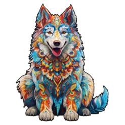 Wooden Jigsaw Puzzle-Alaskan Malamute