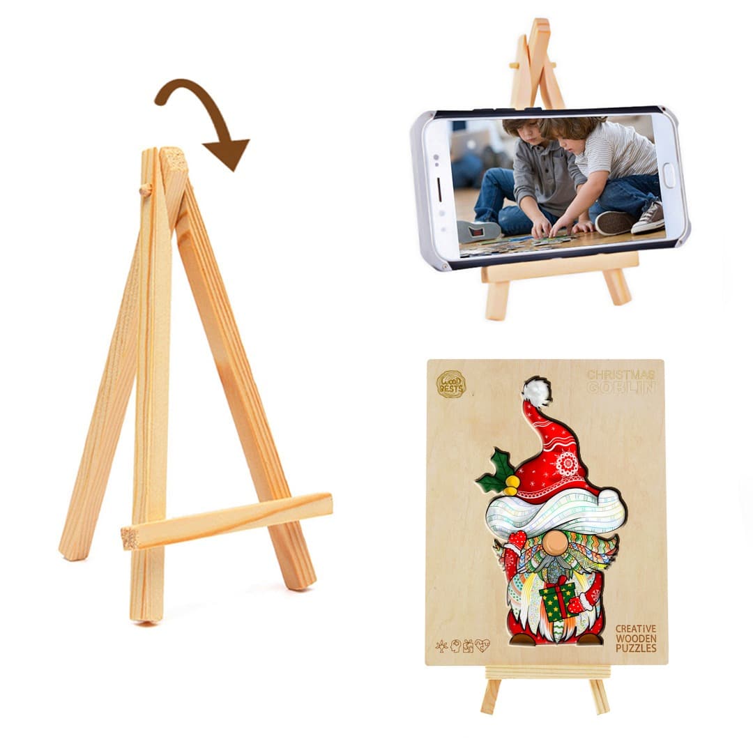 Wooden Jigsaw Puzzle-CHRISTMAS GOBLIN - Image 7