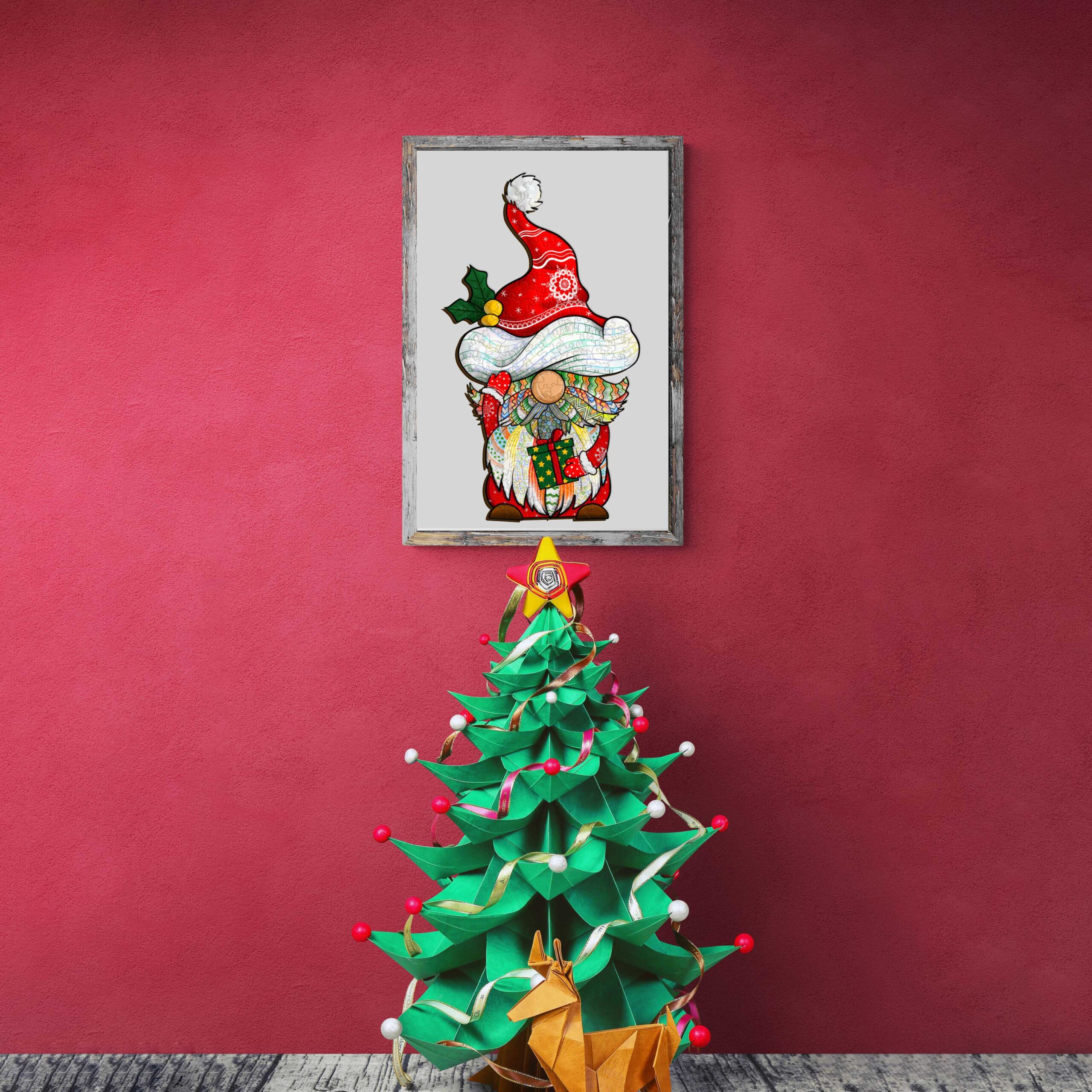 Wooden Jigsaw Puzzle-CHRISTMAS GOBLIN - Image 9