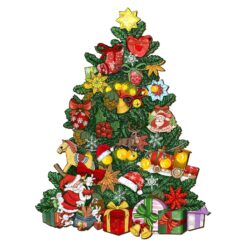 Wooden Jigsaw Puzzle-CHRISTMAS TREE