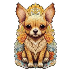 Wooden Jigsaw Puzzle-Cute Chihuahua-2