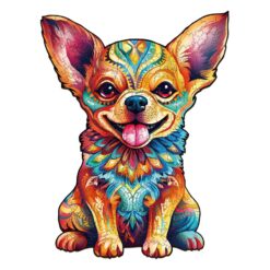 Wooden Jigsaw Puzzle-Cute Chihuahua
