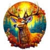 Wooden Jigsaw Puzzle-DEER OF LIFE-1