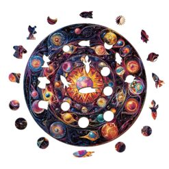 Alternative view of Wooden Jigsaw Puzzle-Fantasy Universe