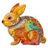 Wooden Jigsaw Puzzle-LUCKY RABBIT