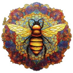 Wooden Jigsaw Puzzle-MANDALA BEE