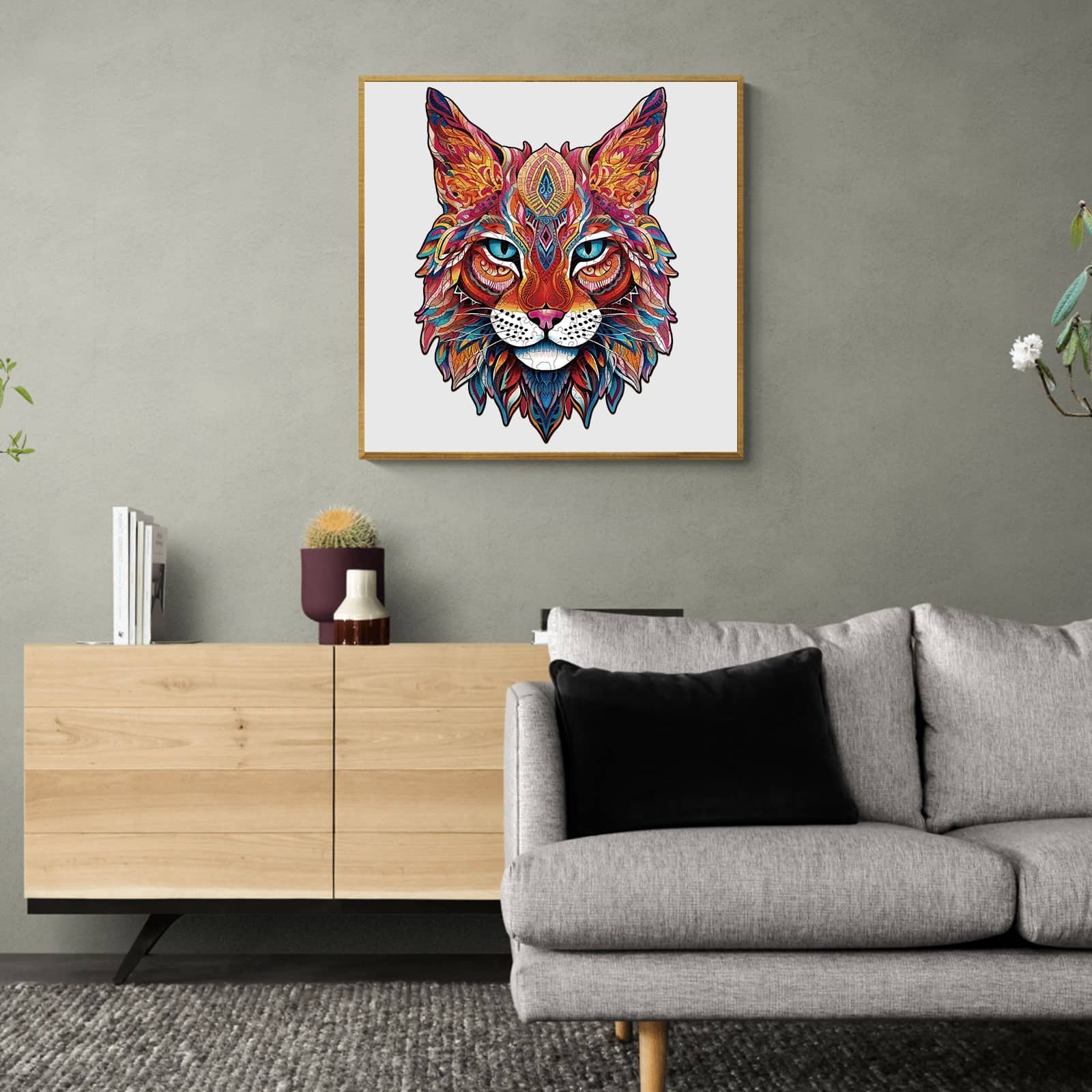 Wooden Jigsaw Puzzle-MYSTERIOUS LYNX - Image 7
