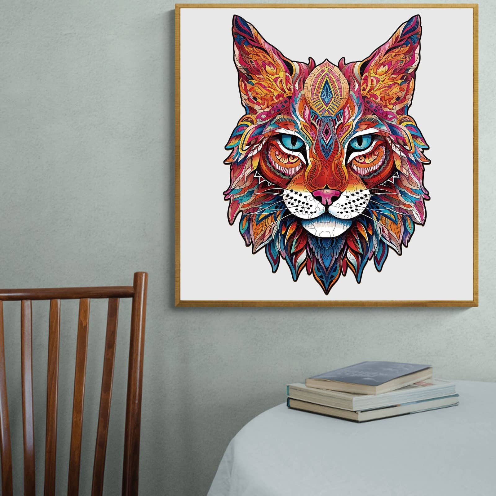 Wooden Jigsaw Puzzle-MYSTERIOUS LYNX - Image 8