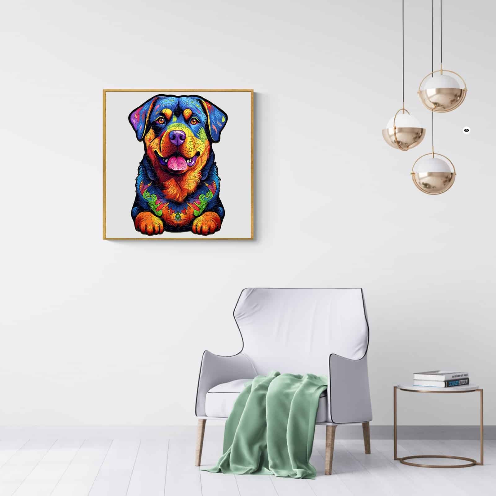 Wooden Jigsaw Puzzle-Rottweiler-2 - Image 7