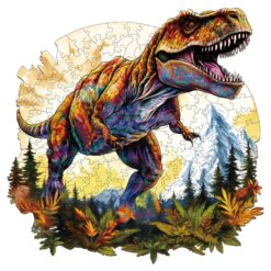 Wooden Jigsaw Puzzle-T-rex