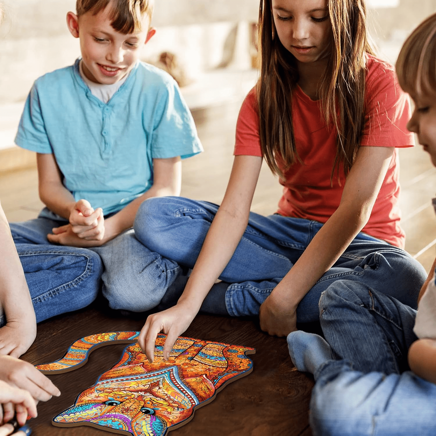 Wooden Jigsaw Puzzle-TACTFUL CAT - Image 11