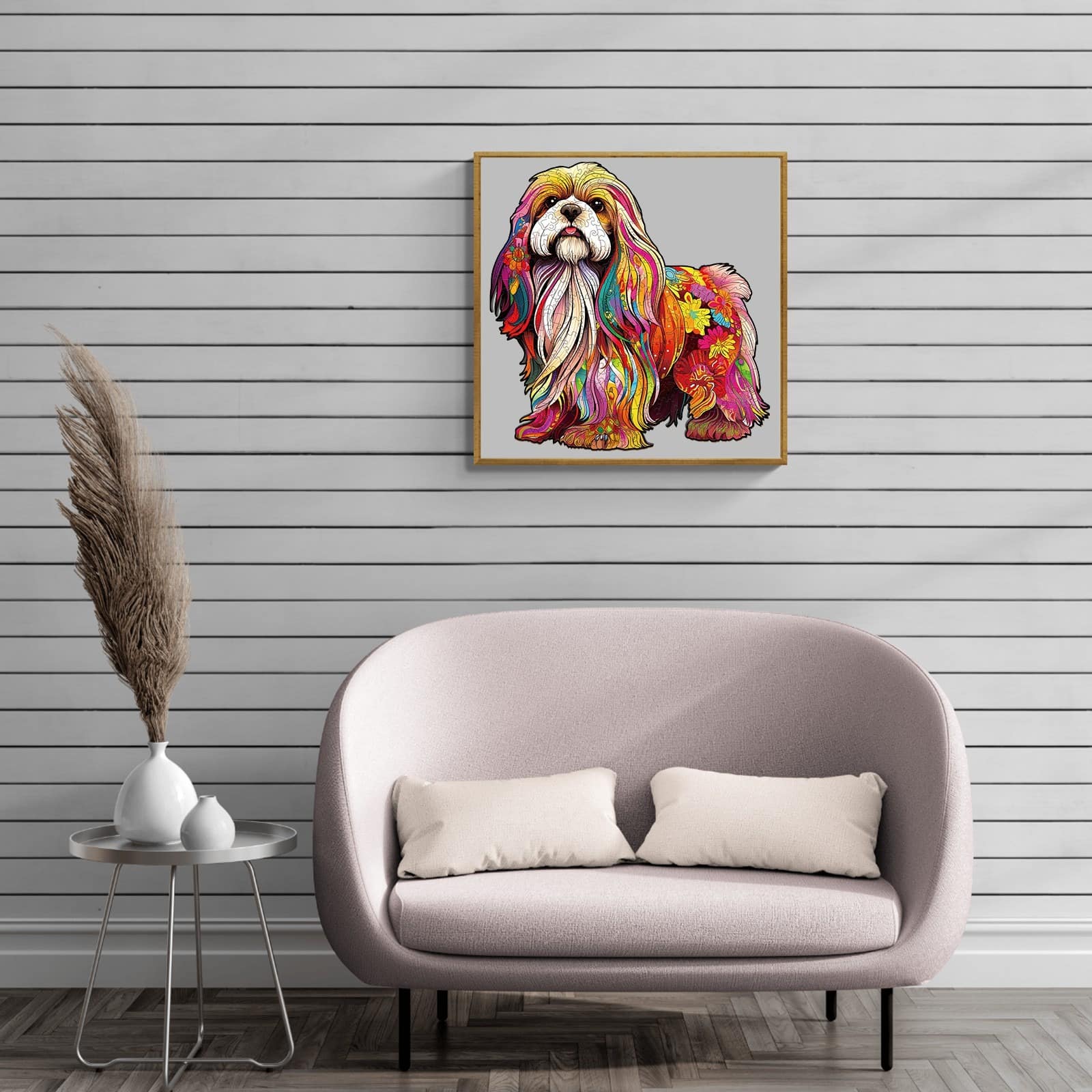 Wooden Jigsaw Puzzle-Beautiful Shih Tzu 2 - Image 7