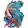 Wooden Jigsaw Puzzle-COLORFUL BETTA