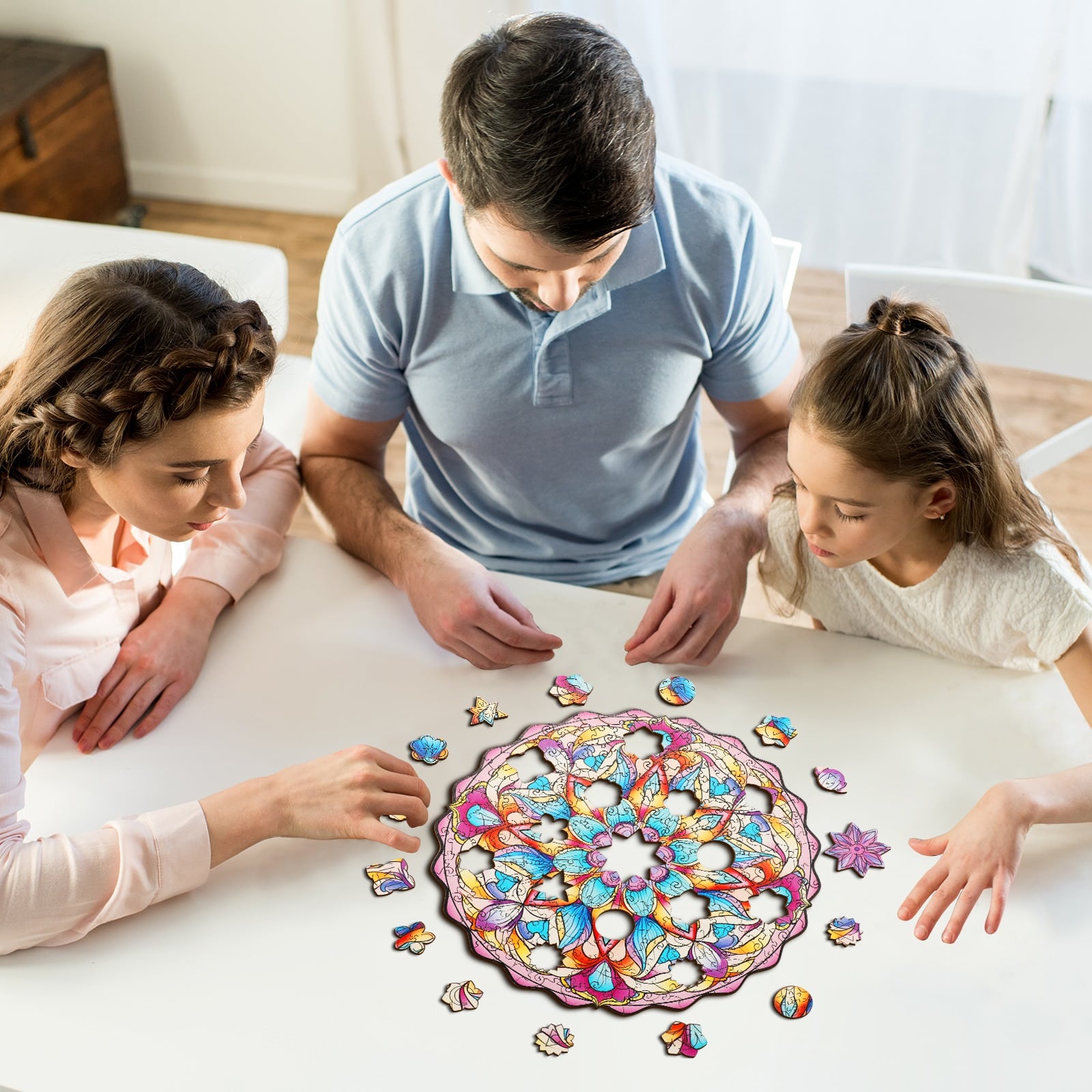 Wooden Jigsaw Puzzle-Datura Flower - Image 7