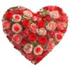 Wooden Jigsaw Puzzle-FLOWER HEART 1