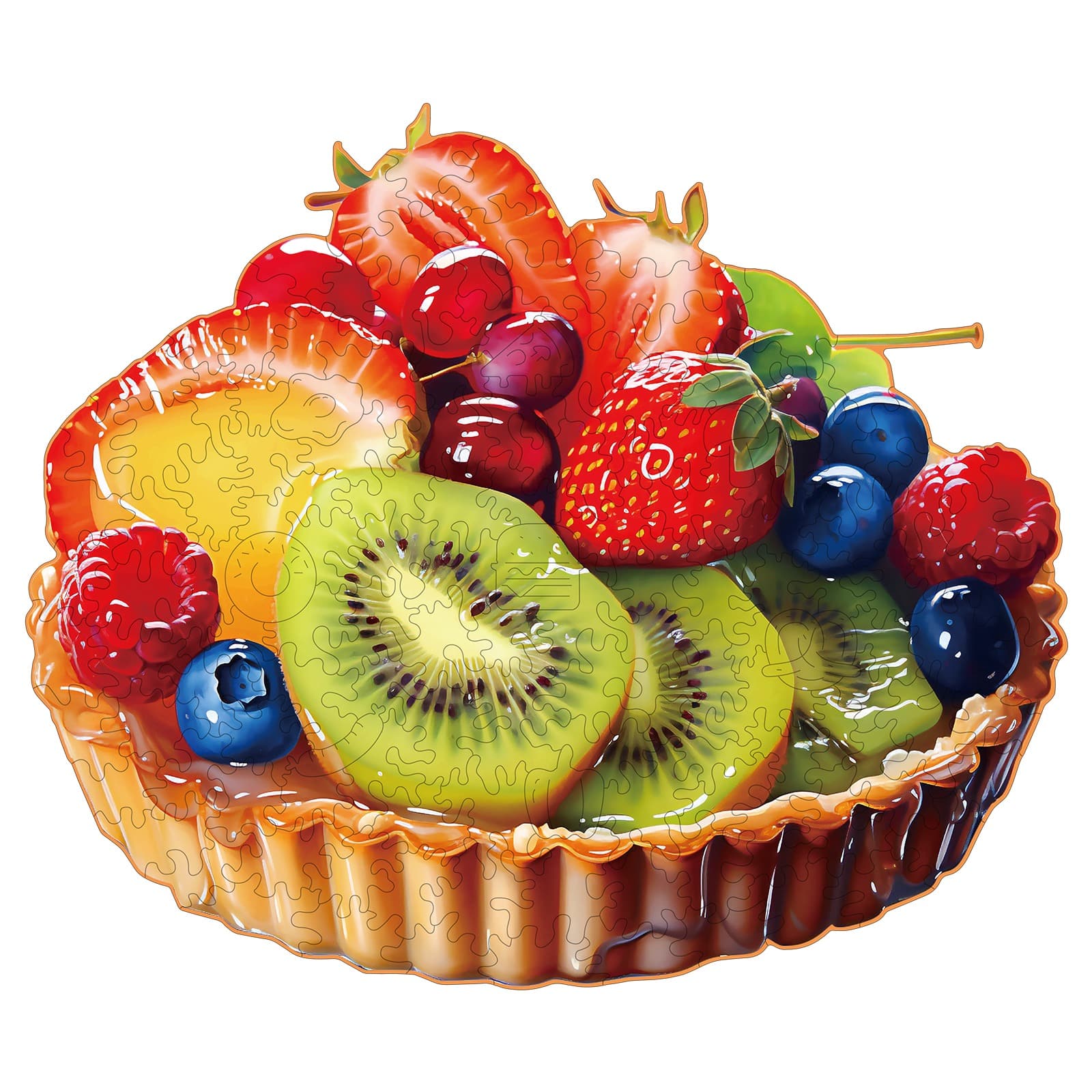 Wooden Jigsaw Puzzle-Fruit Pie