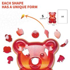 Alternative view of Wooden Jigsaw Puzzle-Gummy Bear