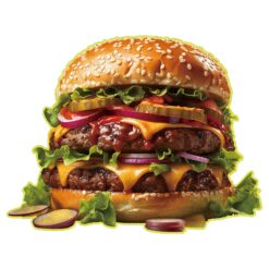 Wooden Jigsaw Puzzle-Hamburger