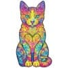 Wooden Jigsaw Puzzle-Lovely Cat