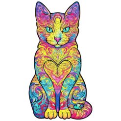Wooden Jigsaw Puzzle-Lovely Cat