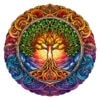 Wooden Jigsaw Puzzle-Mandala Tree of Life 1